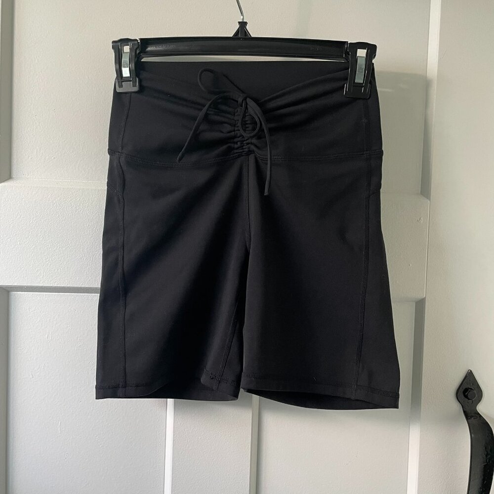 Fabletics Pure Luxe Ruched Bike Shorts